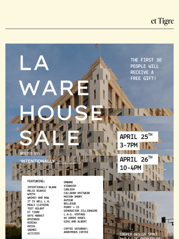 Up to 40% Off Warehouse Sale Today & Tomorrow