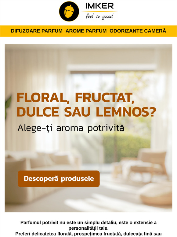 Dulce, floral, fructat sau lemnos? 🍊