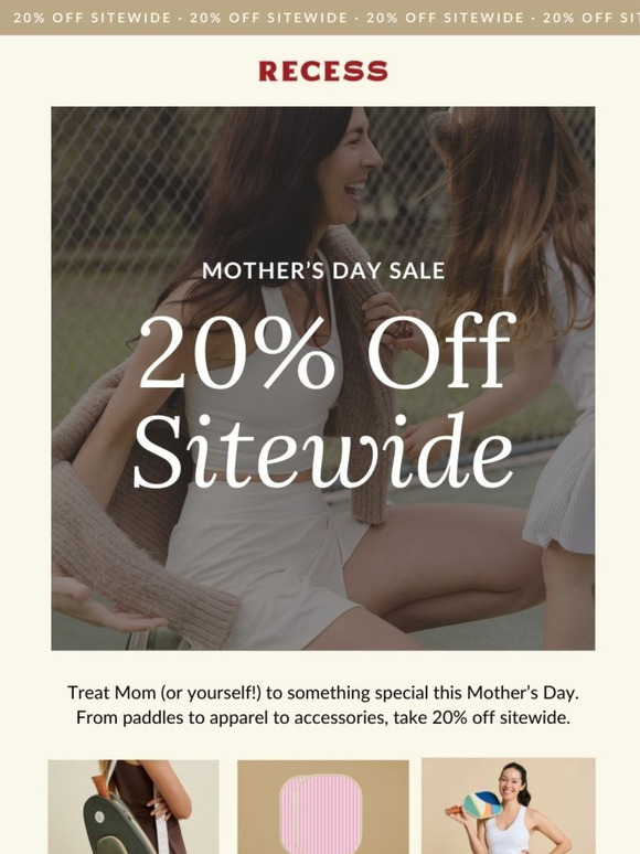 20% Off for Mom (and You) 💐