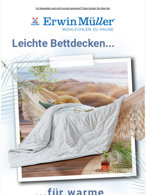 Traumhaft schlafen – Sommerbettdecken für erholsame Nächte!