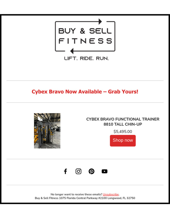 Cybex Bravo Functional Trainer In Stock
