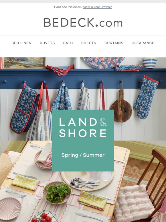 Introducing LAND & SHORE... New for SS25!