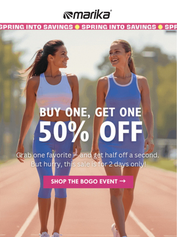 Just Dropped: BOGO 50% Off for 2 Days Only!