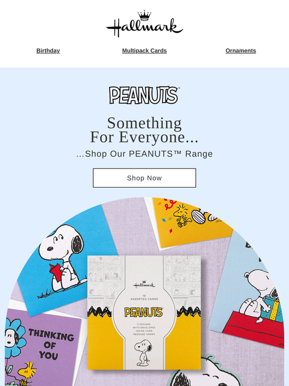 Celebrate 75 Years Of PEANUTS™ With Hallmark