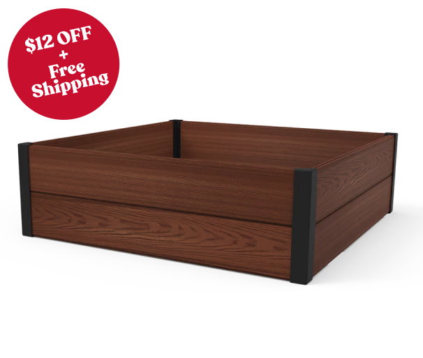 Maple Raised Garden Bed - Brown