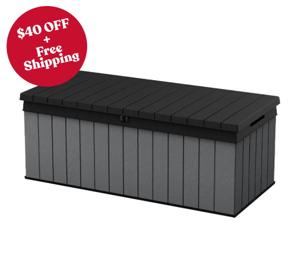 Darwin 100 Gallon Deck Box - Graphite