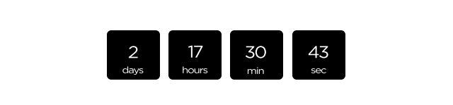 Countdown to End of Sale