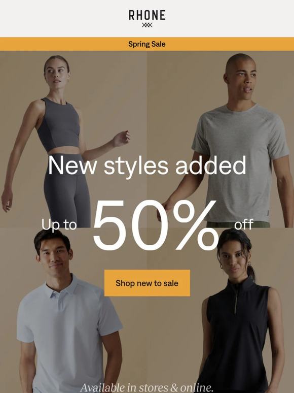 Spring Sale: New styles added