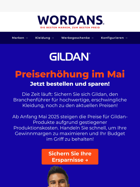 Gildan-Preise steigen im Mai – Jetzt bestellen und sparen! 💰