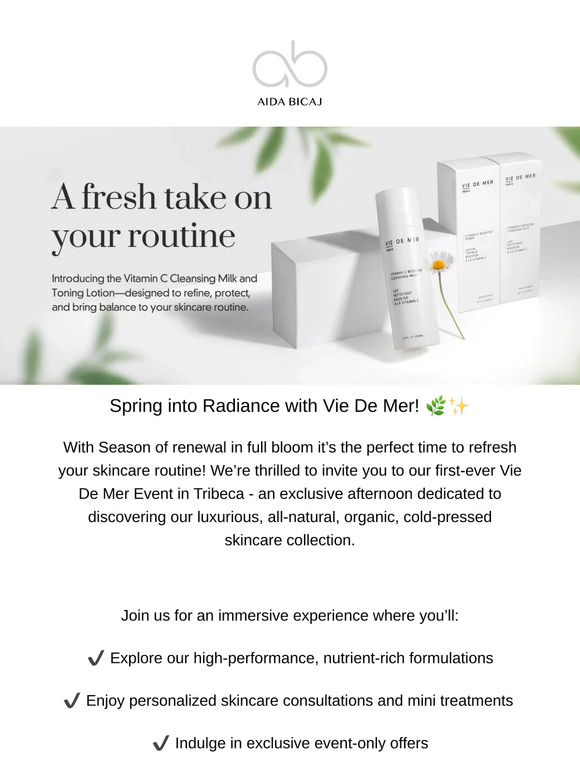 🌸 Save the date- Vie De Mer Spring Event in Tribeca!