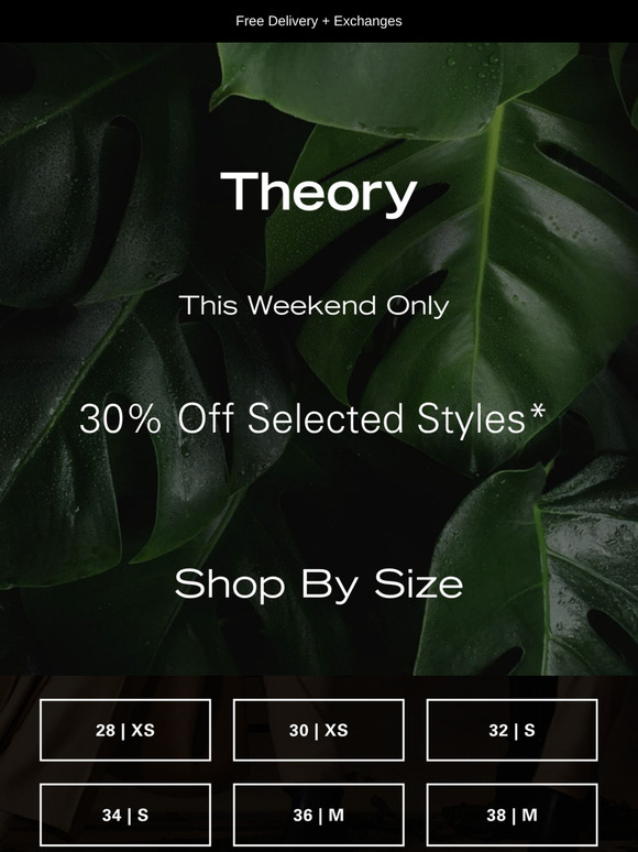 Weekend Sale | Shop By Size