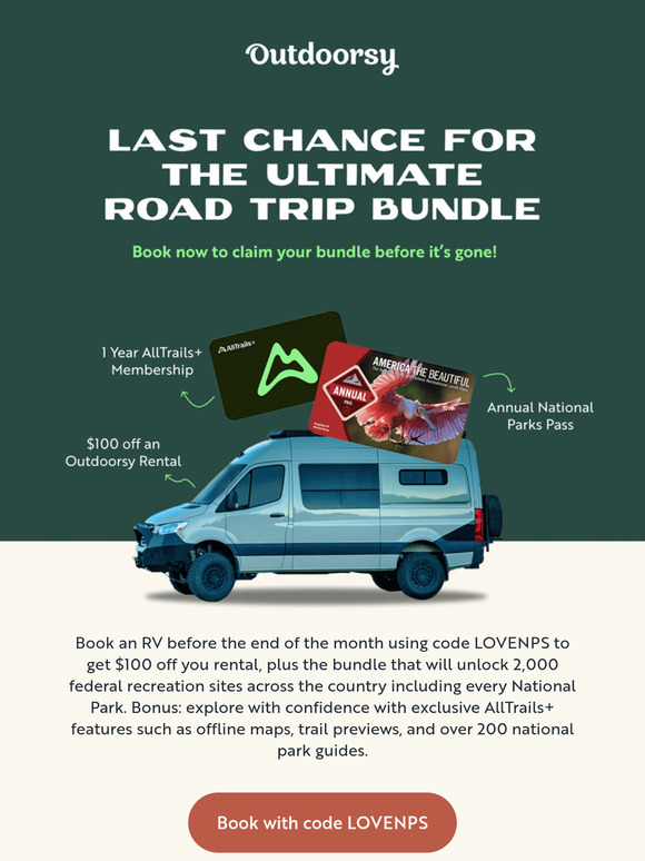 Last chance: Don't miss the ultimate road trip bundle!