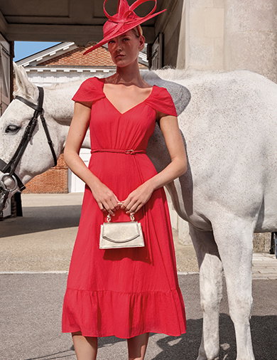 Jen Pink Midi Dress