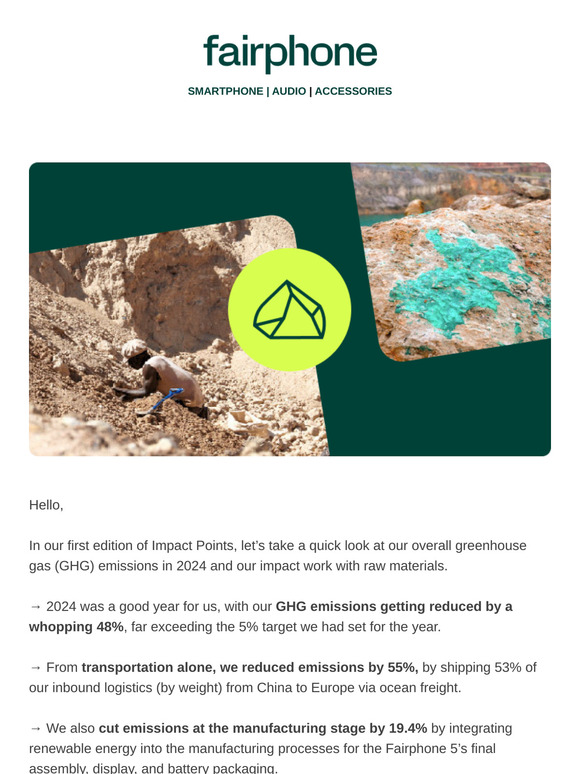 Impact Points #1: Let’s talk fair materials