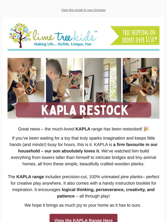 🎉 KAPLA Has Just Been Restocked – A Family Favourite!