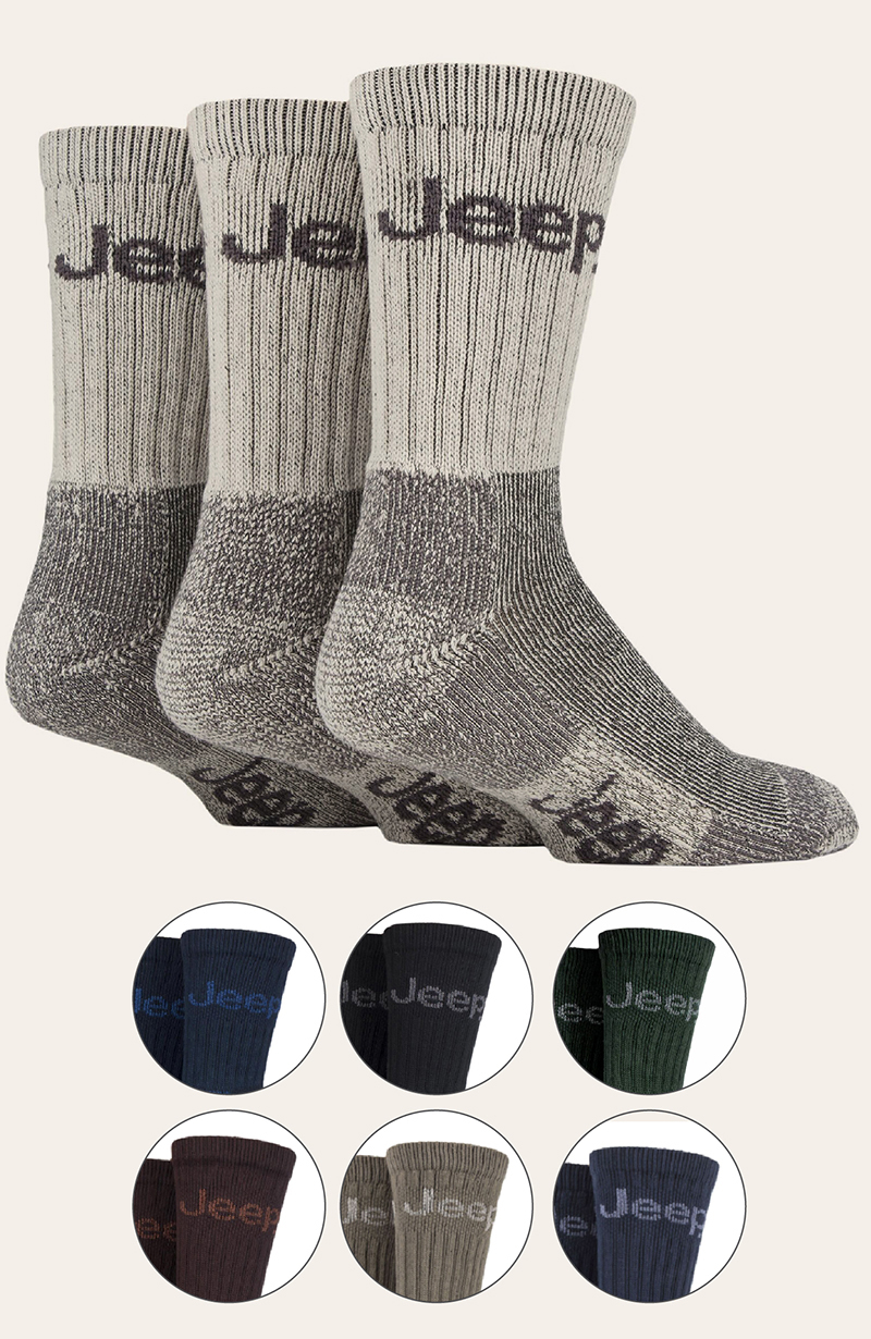 Men's Jeep Luxury Terrain Boot Socks