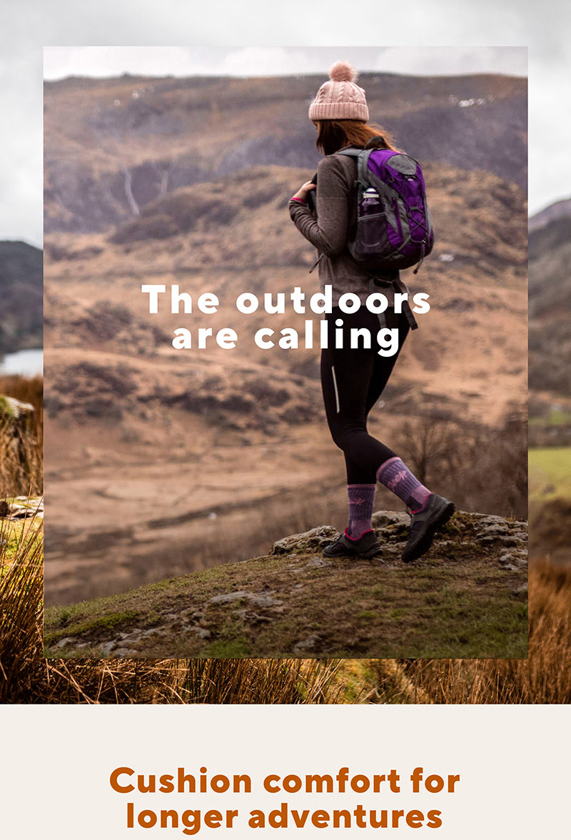 When the outdoors are calling...luxury boot socks from Jeep®