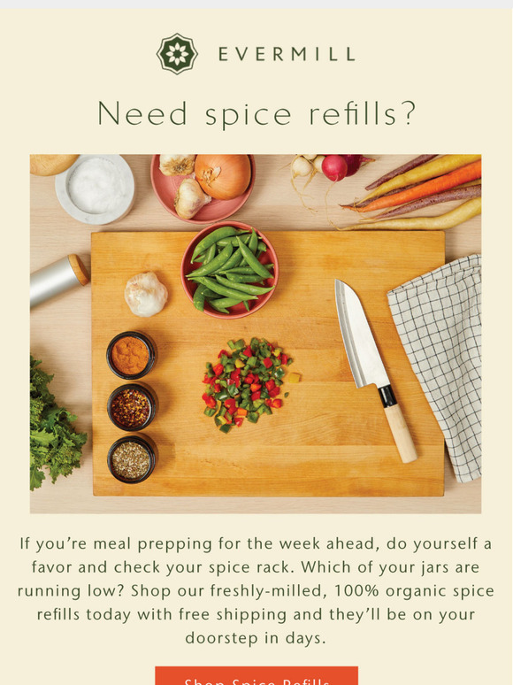 Need spice refills?