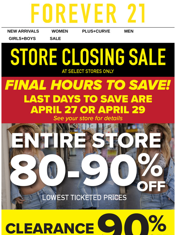 💸 New Savings & Final Days at our Store Closing Sale!