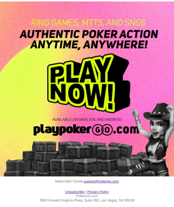 Ready To Play? PlayPokerGO Is 100% FREE!