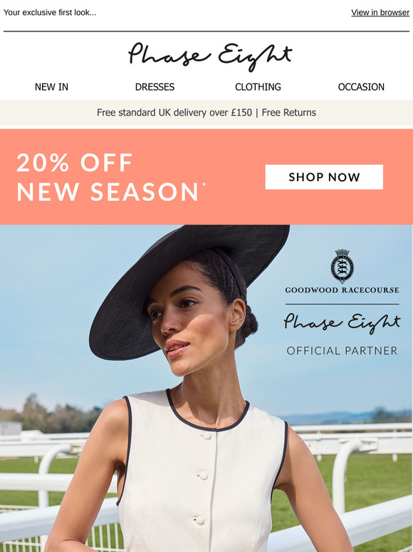 Introducing: Goodwood Racecourse X Phase Eight