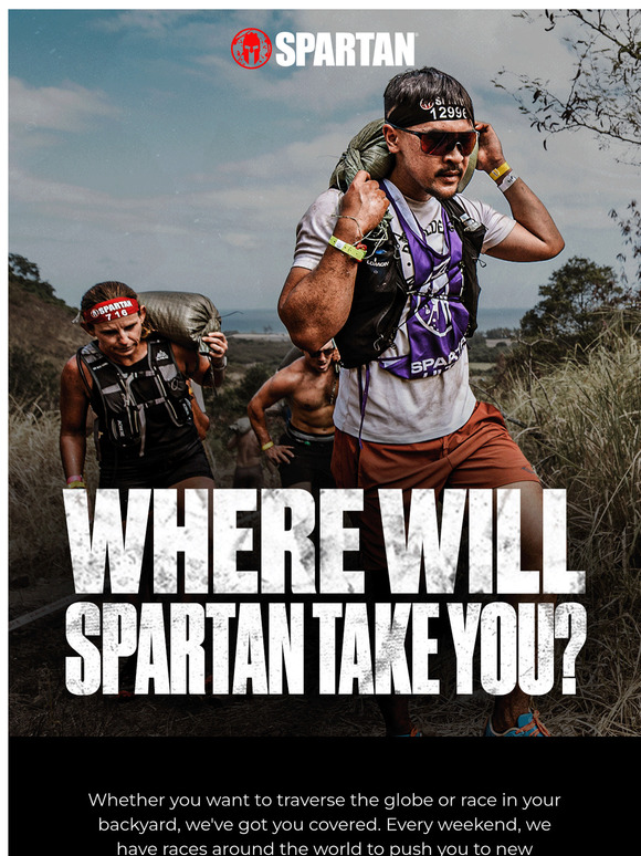 Pick your race. Book your trip. Earn your medal.