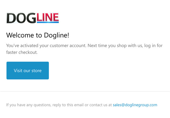 Customer account confirmation