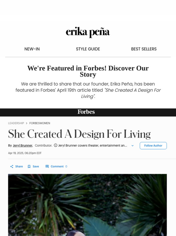 We're Featured in Forbes! Discover Our Story