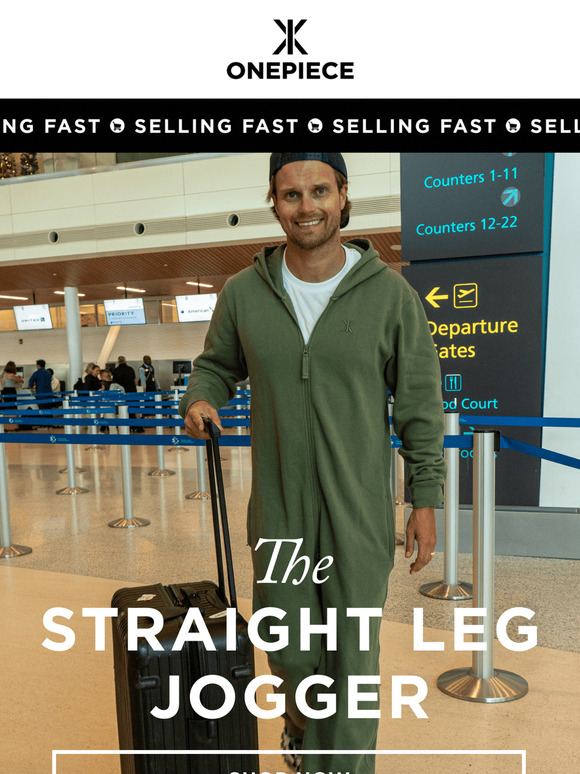 Going Fast ✈️ The Straight-Leg Jogger You’ll Live In
