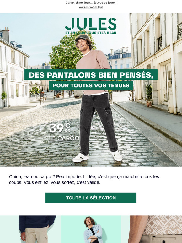 —, à chaque jour son pantalon...