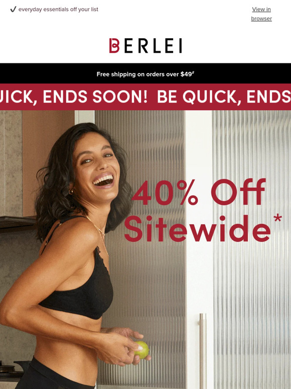 40% OFF* almost up? *adds all to cart*