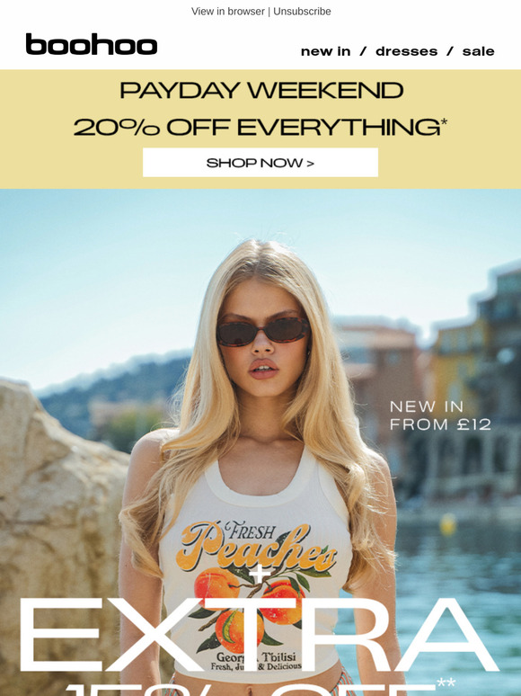 20% off + extra 15% off = SUCCESS 🔅