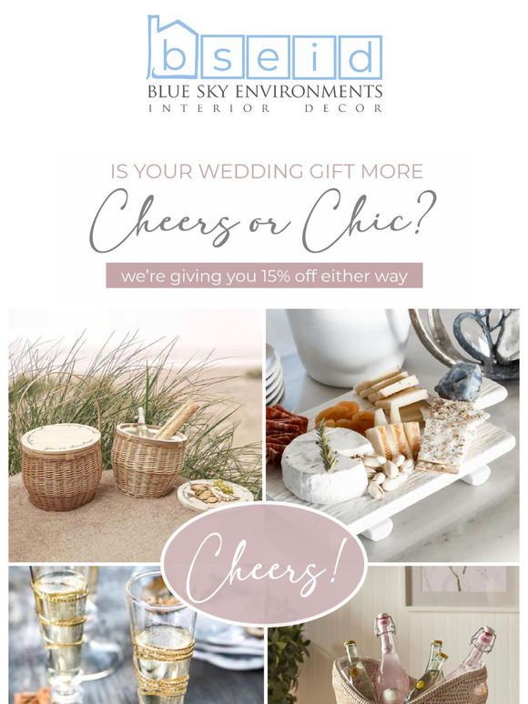 Is Your Gift More CHEERS or CHIC? Either Way 🥂 You Save!