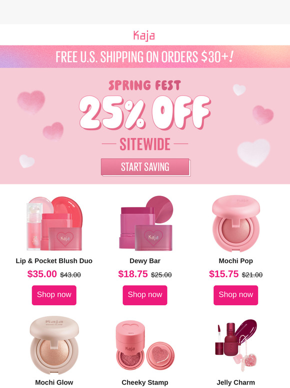 Your new favorite blush? It’s 25% OFF 💘