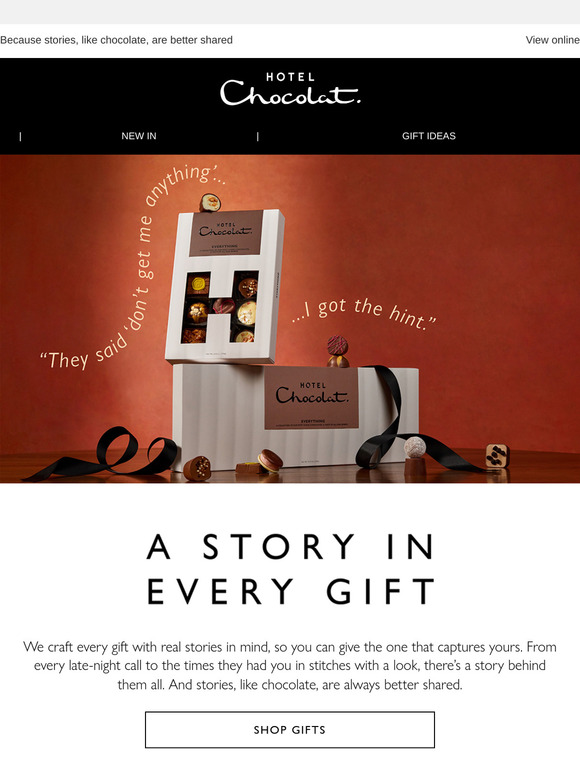 Give a gift that tells a story