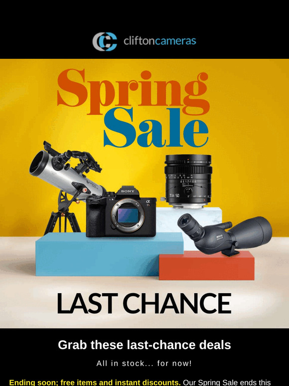 Last Chance: Spring Sale! 🌼