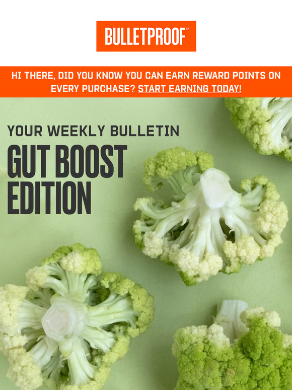 WEEKLY BULLETIN: Get Great Gut Boosts