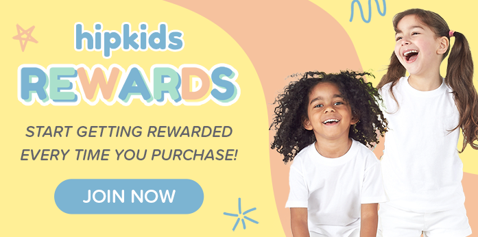 Hipkids rewards - start getting rewarded every time you purchase! JOIN NOW
