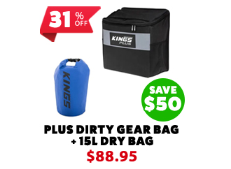 Plus Dirty Gear Bag + 15L Waterproof Dry Bag