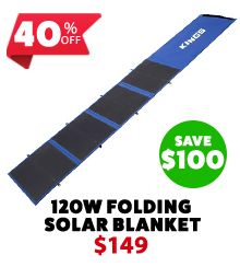120W Folding Solar Blanket