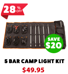 5 Bar Camp Light Kit