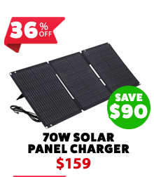 70W Solar Panel Charger