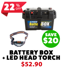 Battery Box + Illuminator LED Head Torch