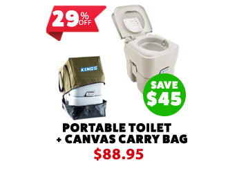 Portable Camping Toilet + Camping Toilet Bag