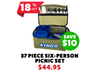 37 Piece Six-Person Picnic Set