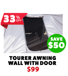 Plus Tourer Freestanding Awning Universal Wall With Door