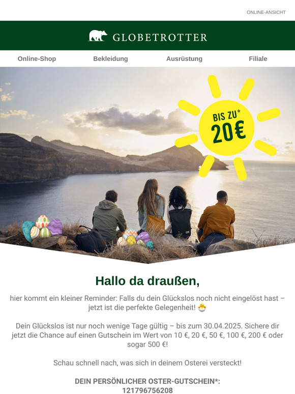 Deine letzte Chance: Löse jetzt deinen Gutschein ein!