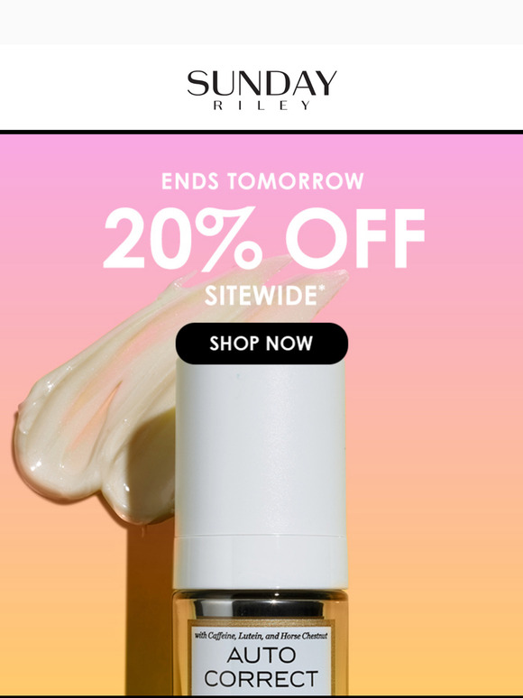 ⏰ The Countdown Is On - Your 20% Off Ends Tomorrow