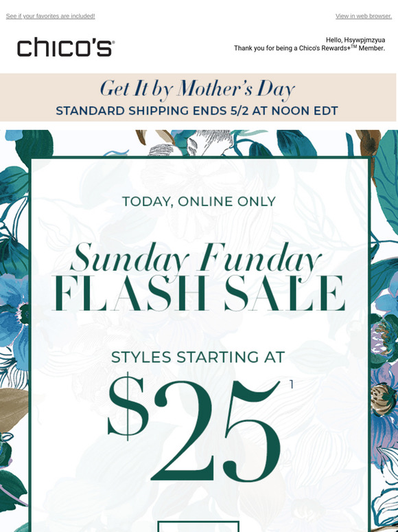 $25+ Styles, Today Only––Don’t Miss Out!