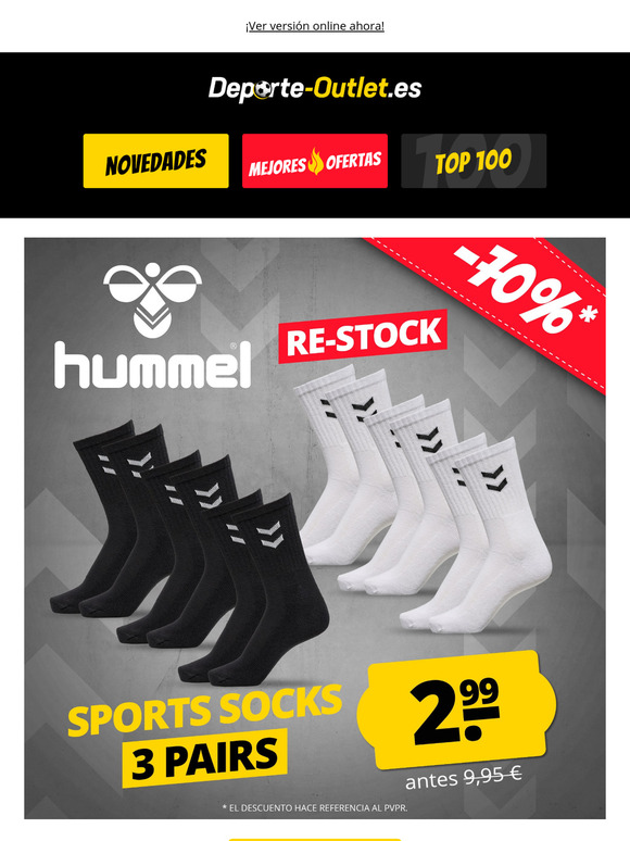 Sólo 2,99 €: calcetines hummel 🧦💥